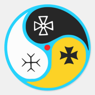 SIX Symbol of Assianism Classic Round Sticker