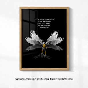 Six Winged Archangel Michael Christian Wall Art