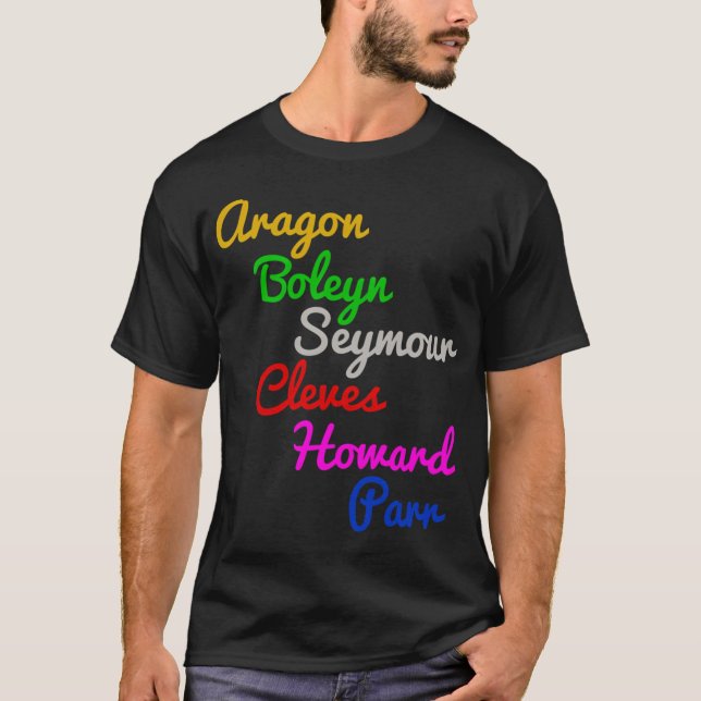 Six Wives T-Shirt (Front)