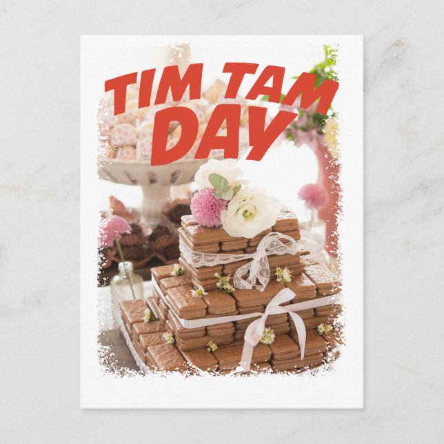 Sixteenth February - Tim Tam Day Postcard (Front)