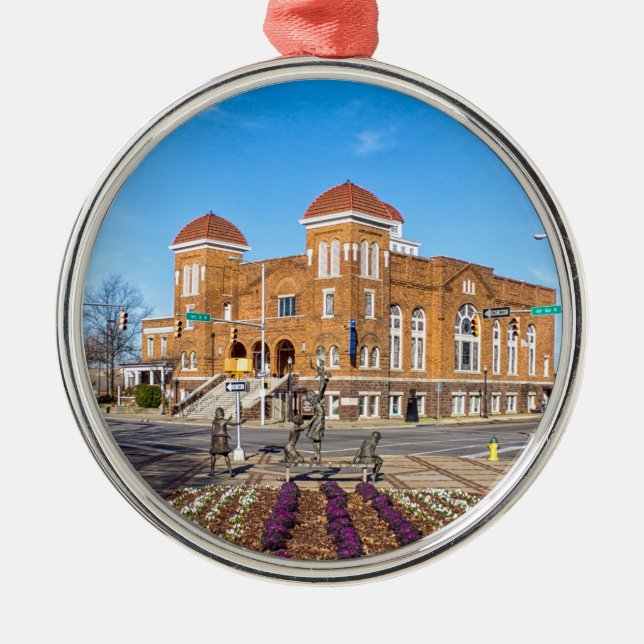 Sixteenth Street Baptist Church Metal Tree Decoration (Front)