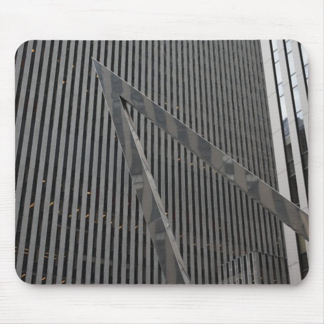 Sixth Avenue Architecture New York City Photograph Mouse Mat (Front)