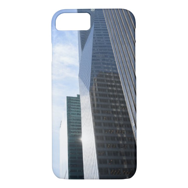 Sixth Avenue Architecture New York City Skyscraper Case-Mate iPhone Case (Back)