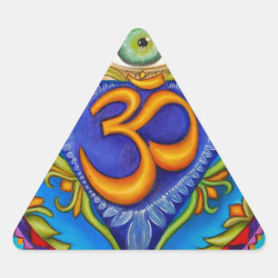 Sixth chakra, Third eye Triangle Sticker