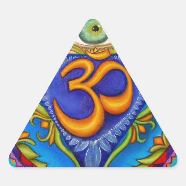Sixth chakra, Third eye Triangle Sticker (Front)