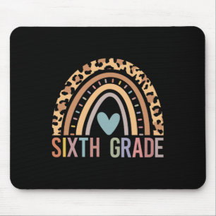 Sixth Grade Rainbow Girls Boys Teacher Team 6th Gr Mouse Mat