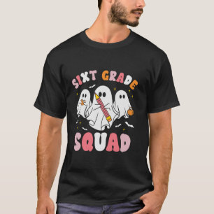 Sixth grade squad teacher halloween matching group T-Shirt