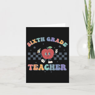 Sixth Grade Teacher Byck To School Team 6th Grade Card