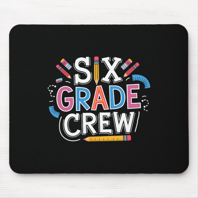 Sixth Grade Team  Mouse Mat (Front)