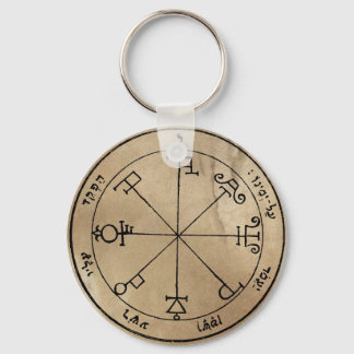 Sixth Pentacle of Saturn Keychain