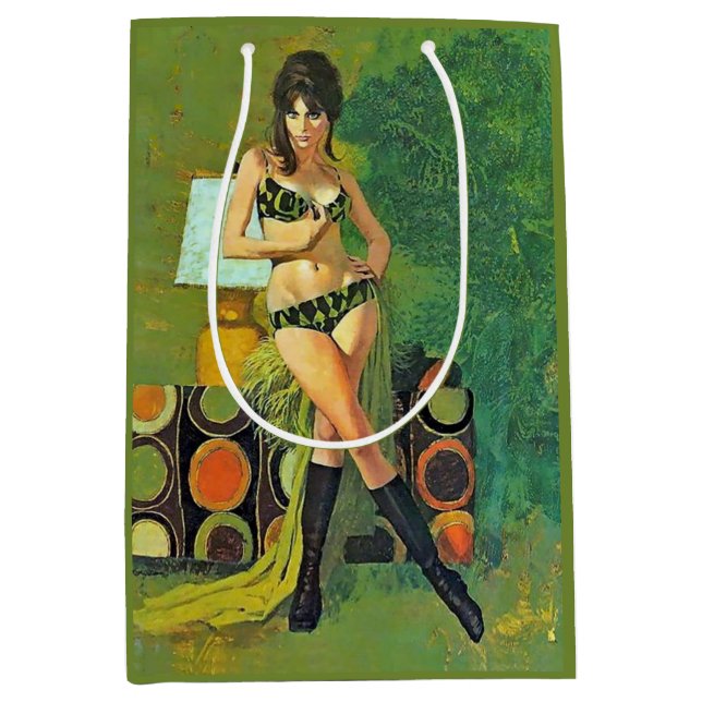 Sixties chick medium gift bag (Front)