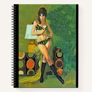 Sixties chick notebook