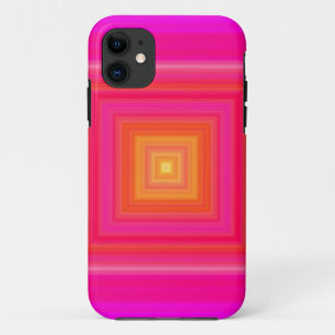 Sixties Gradient - Pink Blue Purple Orange Yellow iPhone 11 Case