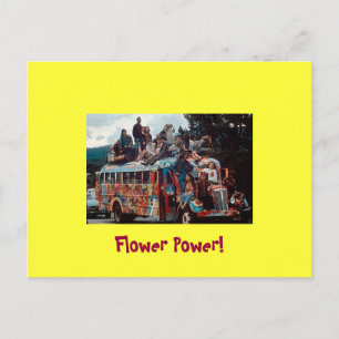 Sixties Hippies Greeting Card