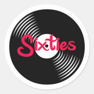 60s Music Stickers & Labels | Zazzle UK