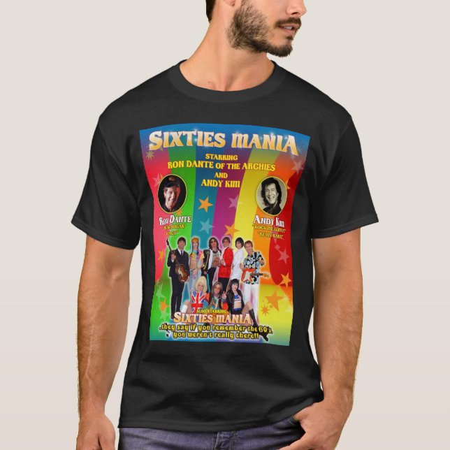 Sixties Mania Starring Ron Dante & Andy Kim T-Shirt (Front)