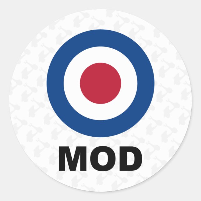 Sixties Mod Target Sticker (Front)