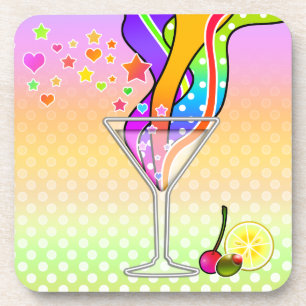 SIXTIES POP ART STYLE MARTINI COASTER