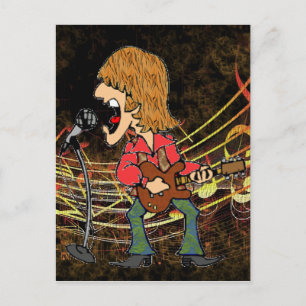 Sixties Rocker Postcard