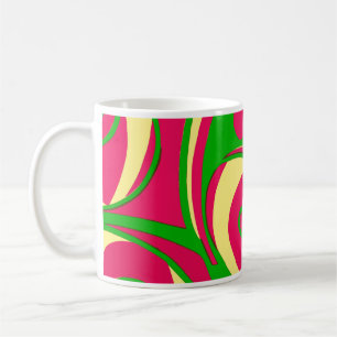 Sixties Style Abstract Design Coffee Mug