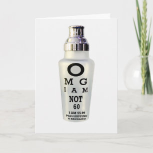 Sixtieth Birthday Card