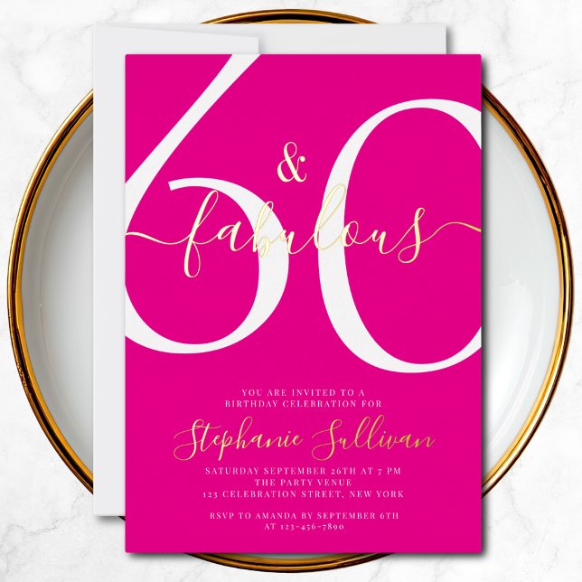 Sixty and Fabulous Script 60th Birthday Party  (Creator Uploaded)