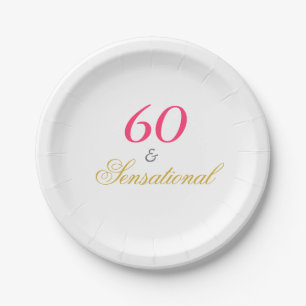 Sixty and Sensational Paper Plate