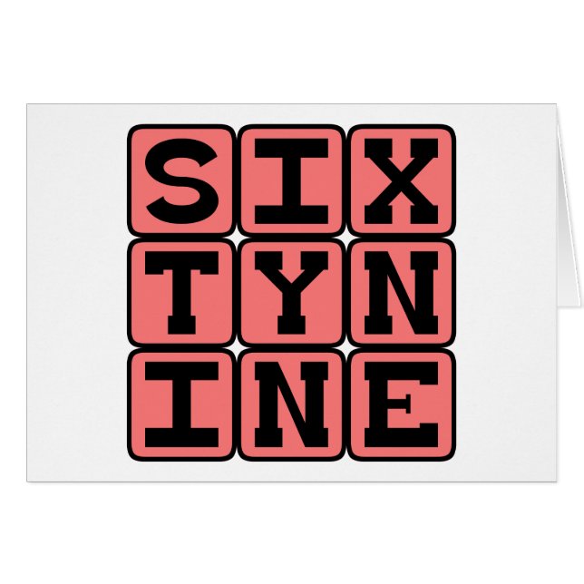 Sixty Nine, Internet Meme (Front Horizontal)