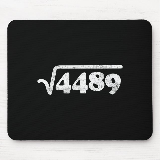 Sixty Seven 67 Meme Square Root 4489 Slang Math Te Mouse Mat (Front)