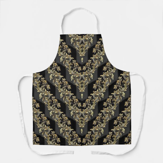 Size All-Over Print Apron Large 27"x34 Whether you (Front)