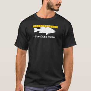 "Size Does Matter" - Funny bass fishing T-Shirt