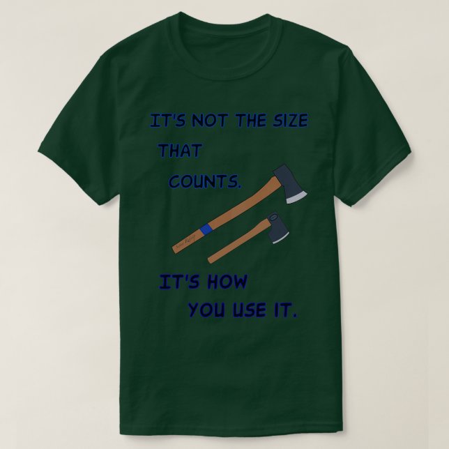Size Doesnt Count T-Shirt (Design Front)