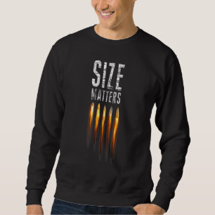 Size Matters Bulle  Ammo & Gun  Shooting Sports Sweatshirt