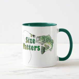 Size Matters Funny Fishing Mug