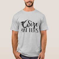 Size Matters Modern Black Text Design
