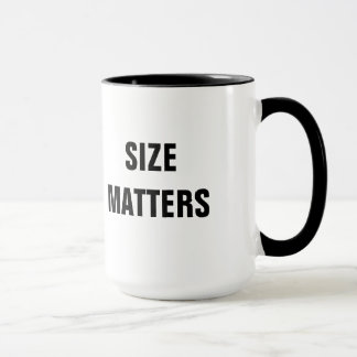 Size Matters Oversized Coffee Mug
