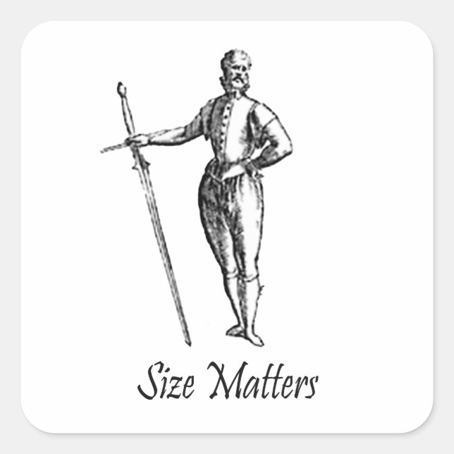 Size Matters Sticker (Front)