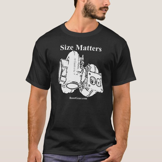 Size Matters - Turbocharger Shirt (Front)