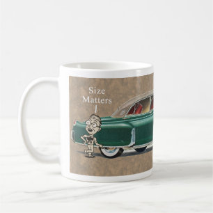 SIZE MATTERS VINTAGE CADILLAC (1949) COFFEE MUG