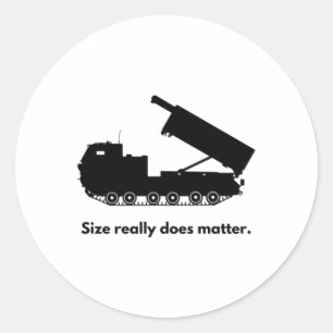 Size Really Does Mlrs Sticker