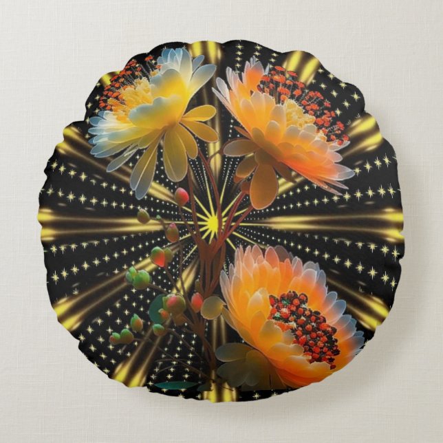 Size: Round Throw Pillow (16") Zazzle pillows now  (Front)