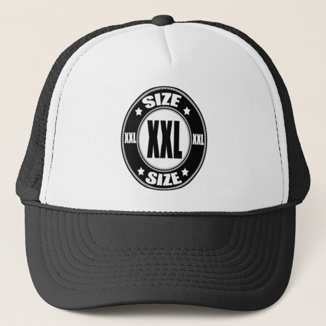 Size XXL Trucker Hat (Front)