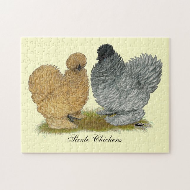 Sizzle Chickens Jigsaw Puzzle (Horizontal)