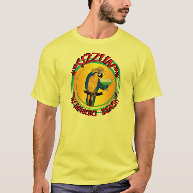 SIZZLIN PARROTS T-Shirt (Front)