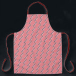 Sizzling Bacon Strips Fried Eggs Breakfast Food Apron<br><div class="desc">All-over-print apron features an original marker illustration of strips of sizzling bacon.

This design is also available on other products. Don't see what you're looking for? Need help with customisation? Contact Rebecca to have something designed just for you.</div>