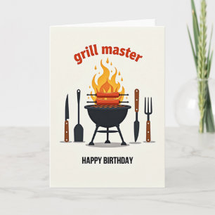 Sizzling Birthday Card