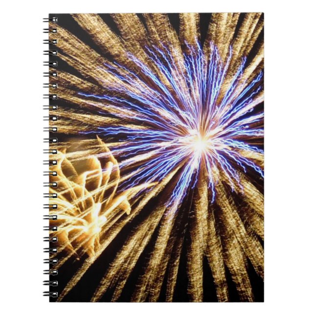 Sizzling Fireworks Display Notebook (Front)