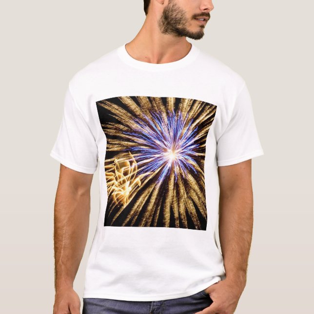 Sizzling Fireworks Display T-Shirt (Front)