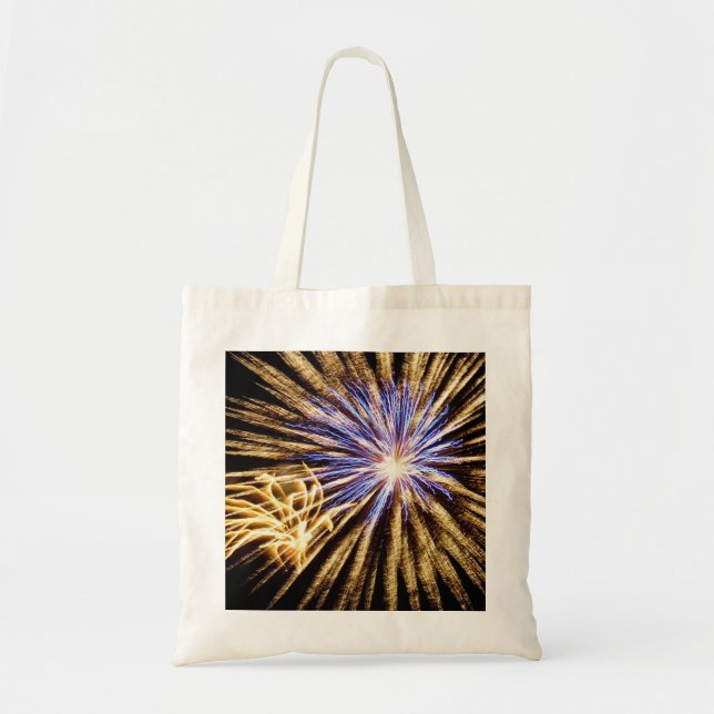 Sizzling Fireworks Display Tote Bag (Front)