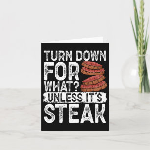 Sizzling Grill Masterpiece For Carnivores Rare Med Card